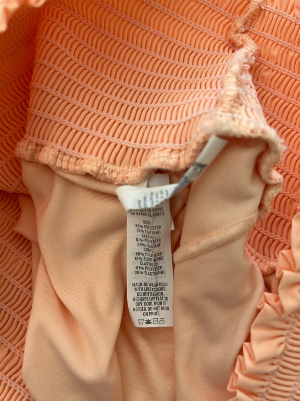 Offline by Aerie Women’s Peach High Waisted Smocked Flowy Shorts, Size Large - Picture 9 of 9
